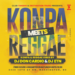 Konpa Meets Reggae Live @ Timerhi DC 01.10.2025 Feat. Dj Don Cardio