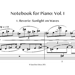 Notebook for Piano Vol. 1