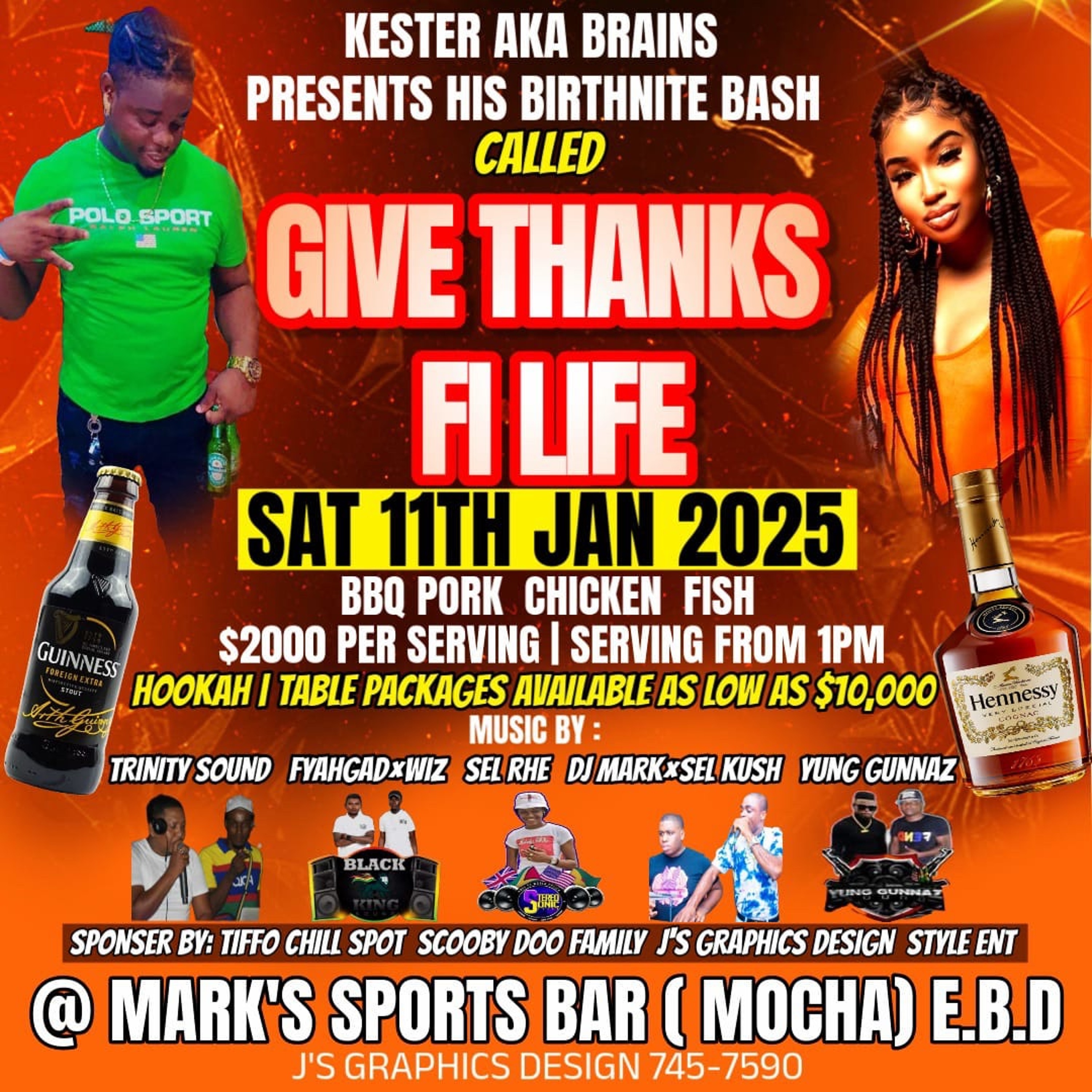 GIVE THANKS FI LIFE PROMO UPDATE BY DJ DELLON DI HOTSKULL & bigpapa