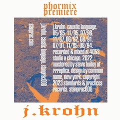 Premiere: J.Krohn - 11.87 [STANPRAC008]