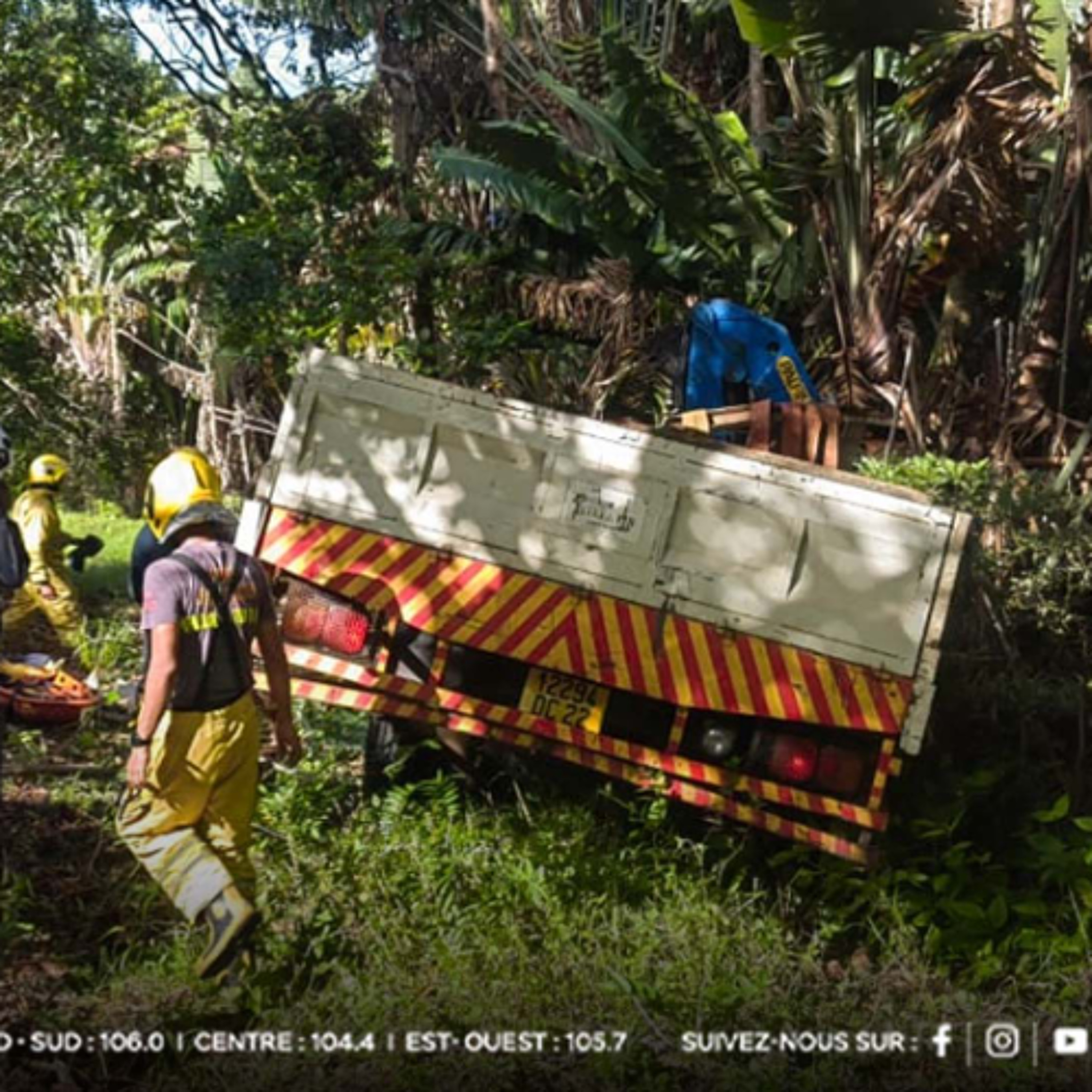 Accident à Chamarel : l’état de santé des trois blessés jugé stable