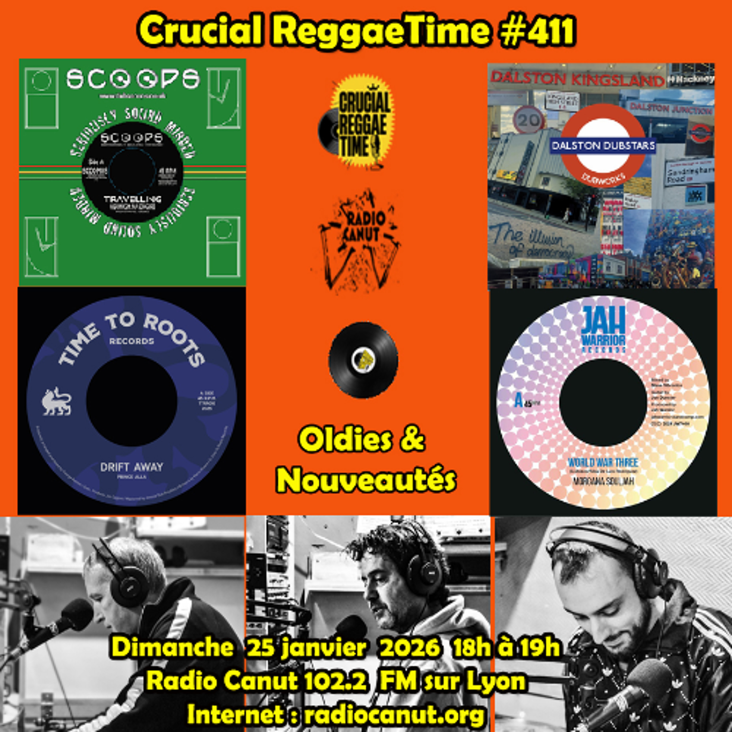 Crucial Reggae Time #411 Oldies & Nouveautés 2501206 1h