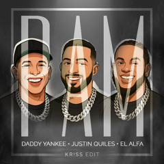 Justin Quiles, Daddy Yankee, El Alfa - PAM (KR!SS edit) *FREE DOWNLOAD*