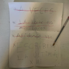Escríbeme la última