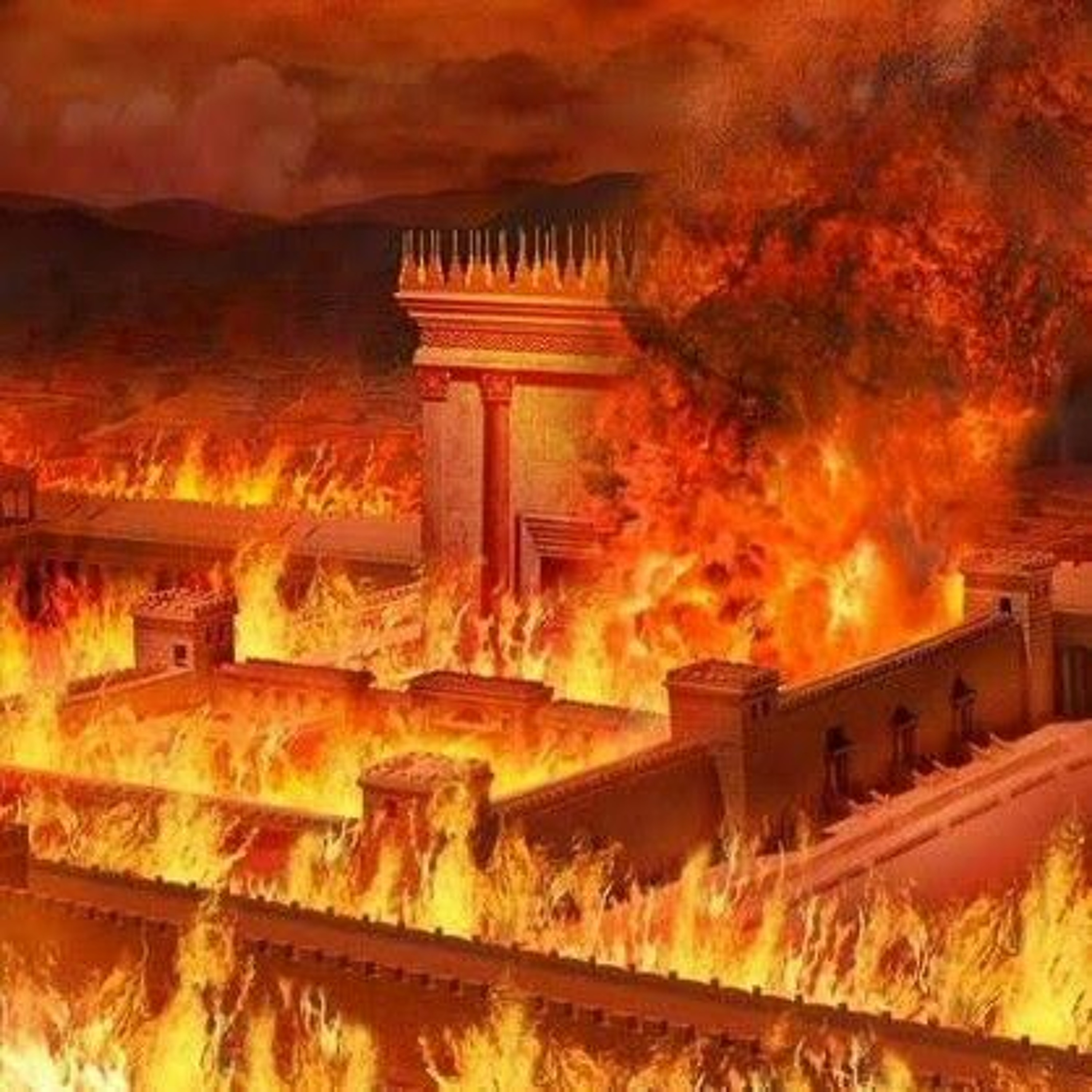 Histórias Destruição do SEGUNDO TEMPLO DE JERUSALÉM - BEIT HAMIKDASH - Talmud Guitin episode artwork