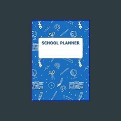 Ebook PDF  📚 School Planner for Kids: Undated Student Calendar, Homework Book and Elementary Schoo