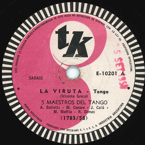 Stream La Viruta by 5 Maestros del Tango | Listen online for free on  SoundCloud