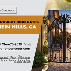 Wrought Iron Gates Anaheim Hills, CA - Advance Iron Concepts