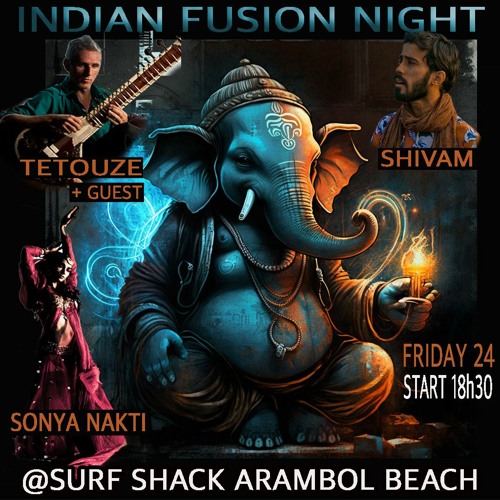 Live jam in GOA with Shivam (vocal) & Davy (tabla & sarangi)