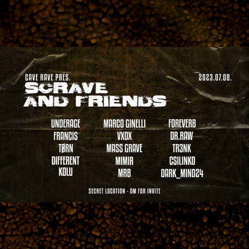 Marco Ginelli @ LIVE - CAVE RAVE (SECRET LOCATION) (2023.07.08.)
