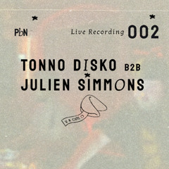 PBN Live Recording 002  | Tonno Disko b2b Julien Simmons