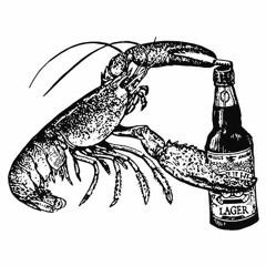 Lobster Drinking Beer - Mix 1