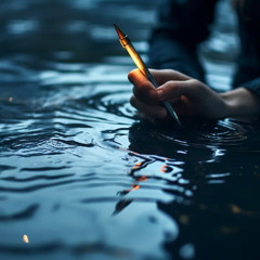 écrit sur l'eau