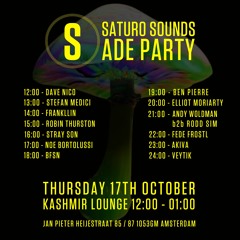 Robin Thurston - Saturo Sounds ADE 2024 - Live @ Kashmir Lounge