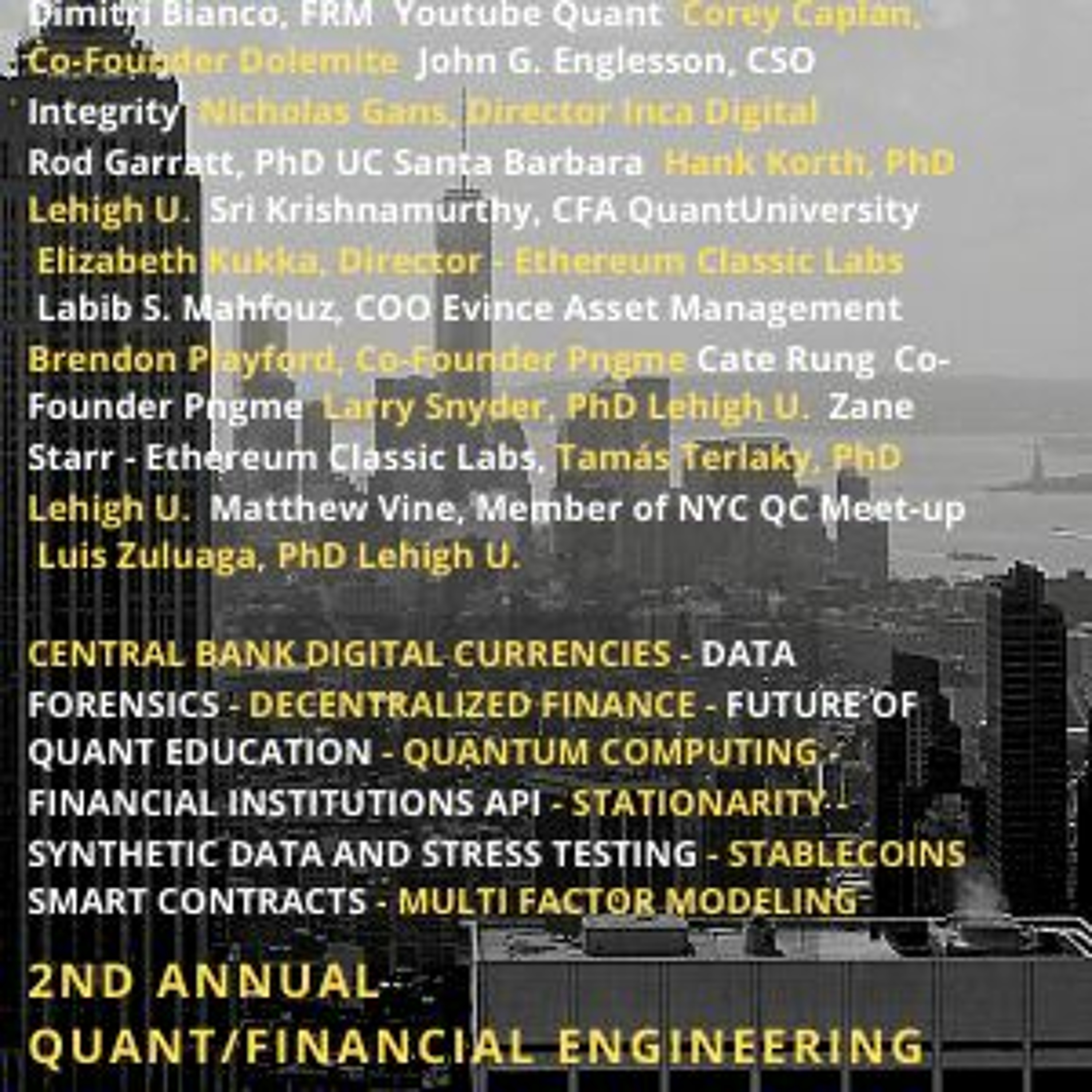 The Quant / Financial Engineering Podcast