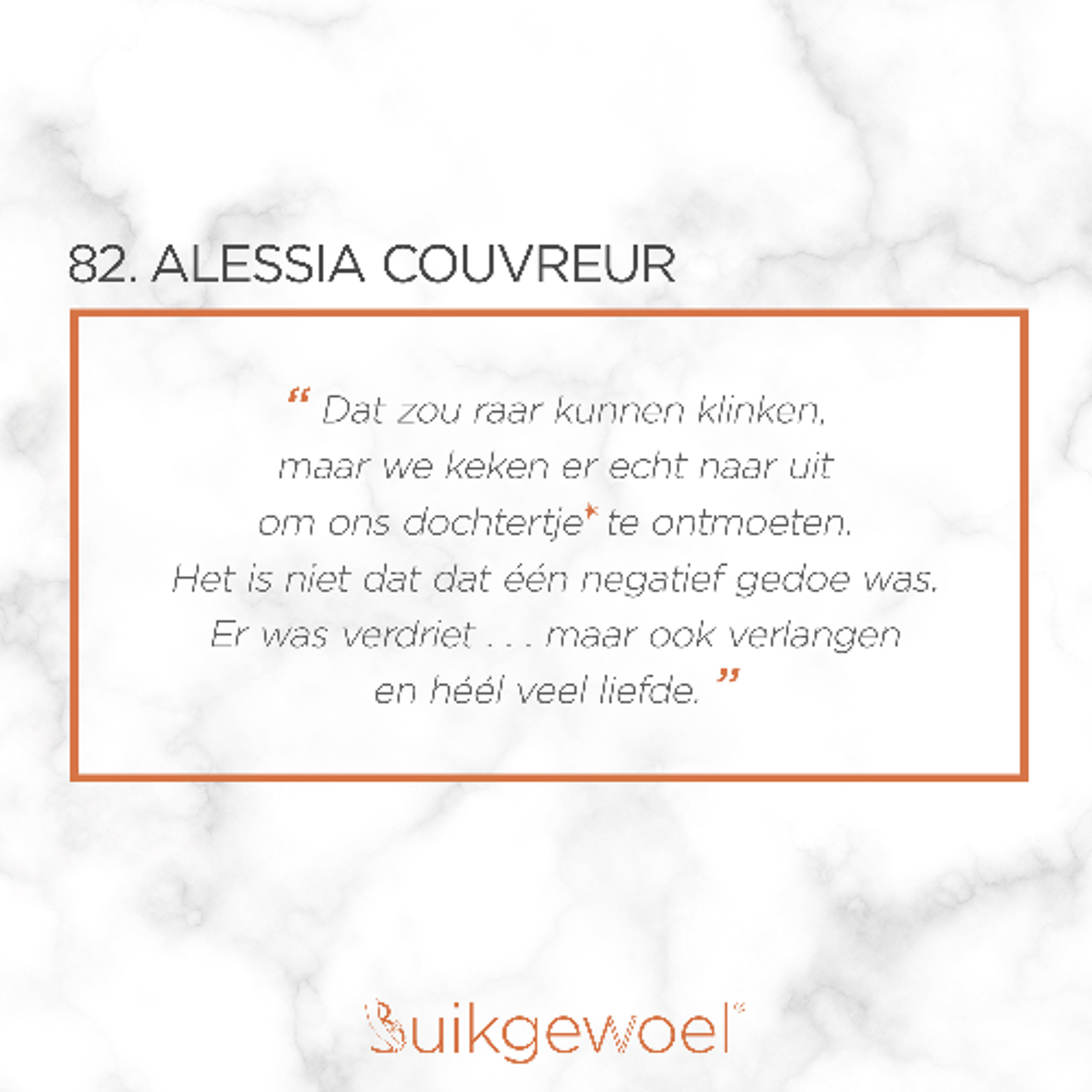 82. Alessia Couvreur (Stilgeboorte, rouw en een fertiliteitstraject met PGT) episode artwork