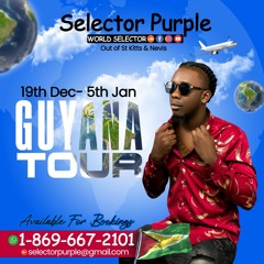 Selector Purple & Dj Assassin in Red Road Sophia (Guyana Tour 2022)