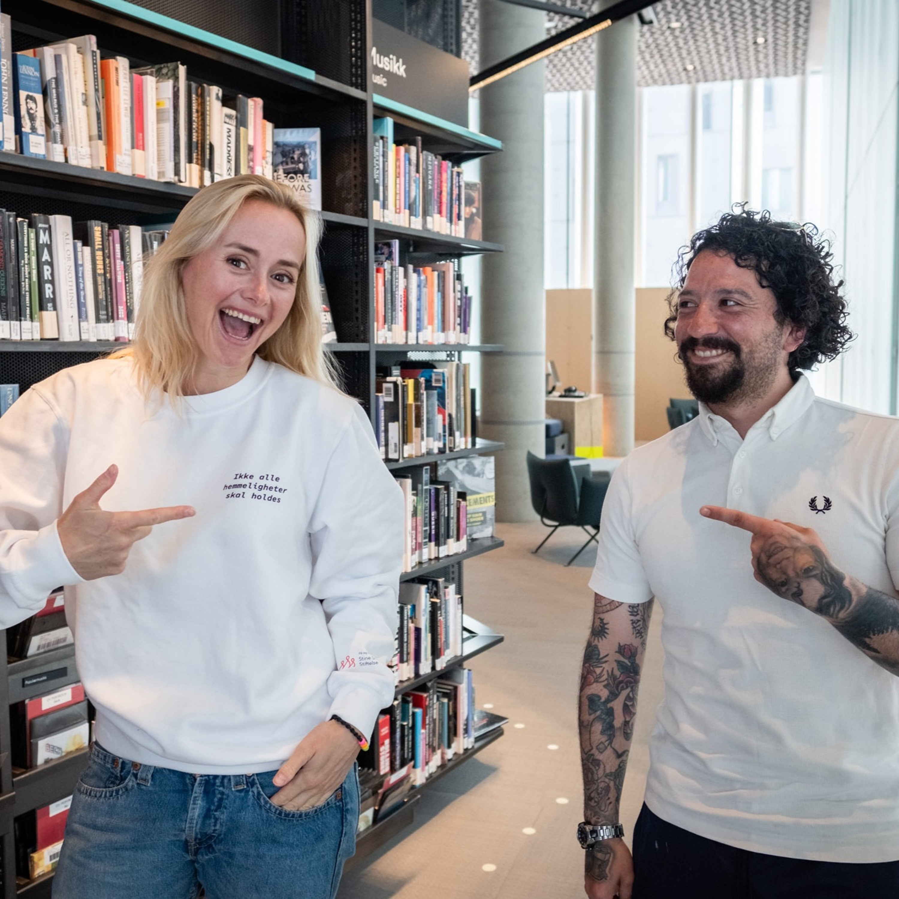 Leser søker bok - Podkaster