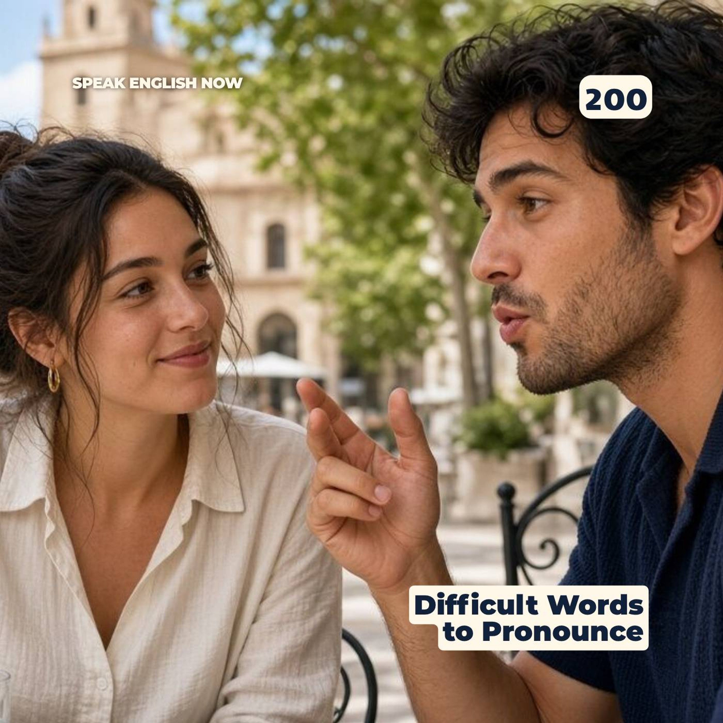 #200 Difficult words to  Pronounce in English episode artwork