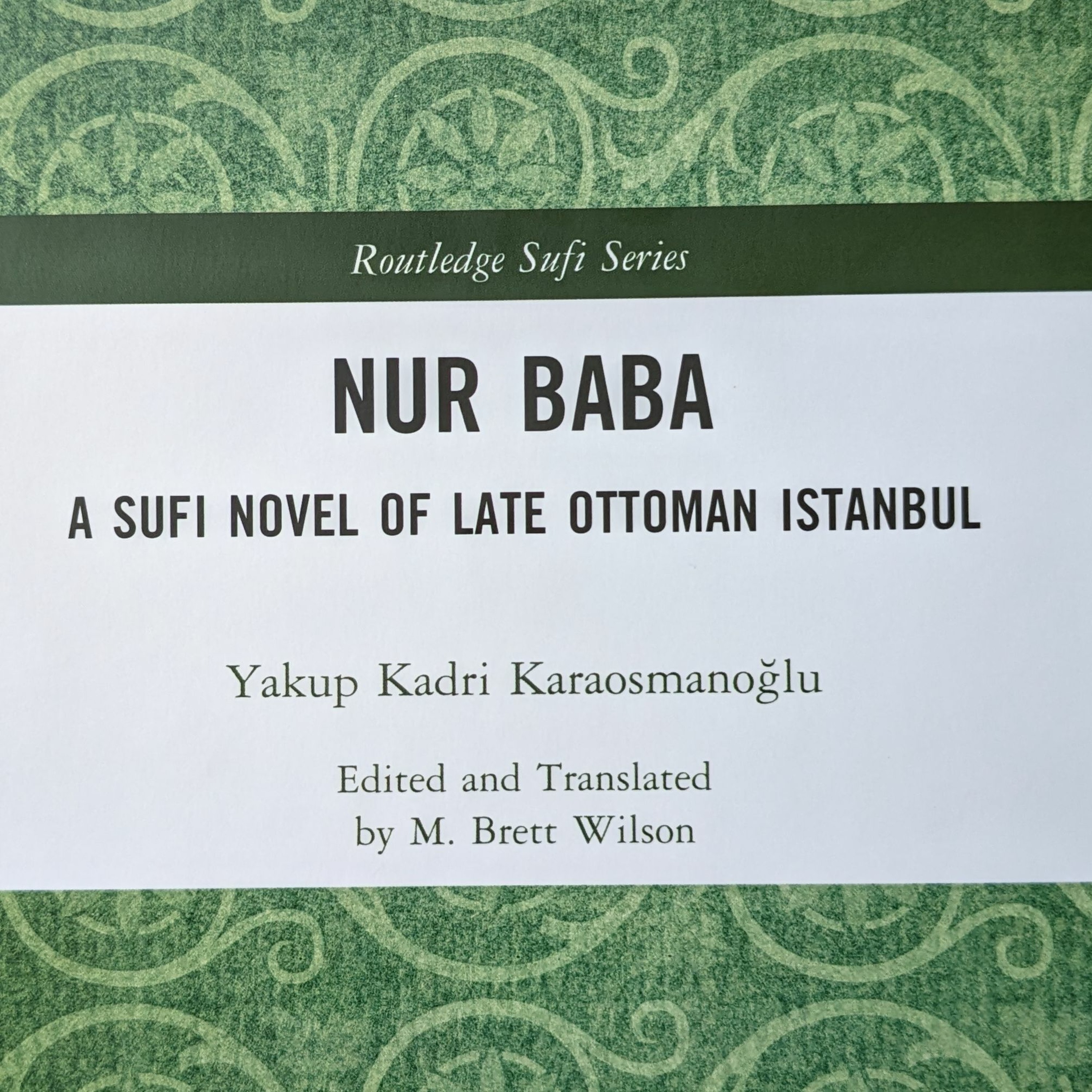 A Sufi Novel of Late Ottoman Istanbul | Brett Wilson