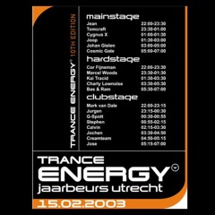 Kai Tracid Live @ Trance Energy, Jaarbeurs Utrecht 15-02-2003