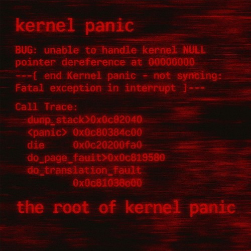 kernel panic - the root of kernel panic