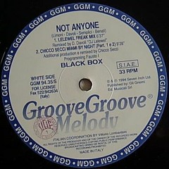 Black Box - Not Anyone (Chicco Secci Miami By Night (Part 1 & 2)) (1994)