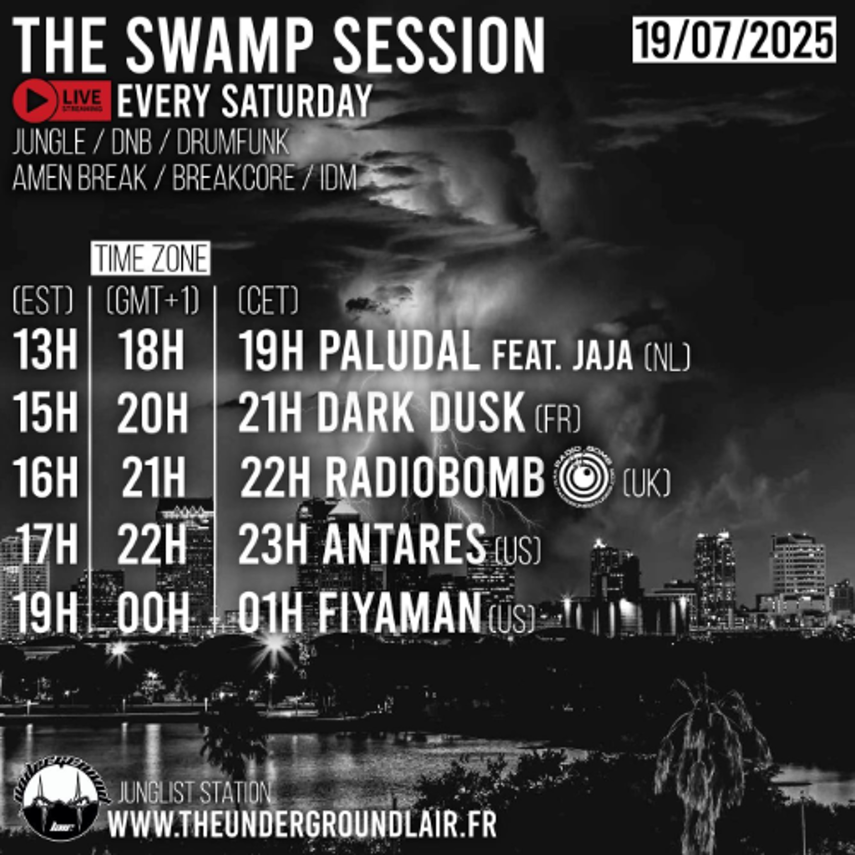 Antares - LIVE on The Underground Lair - The Swamp Session - 19.7.25 episode artwork