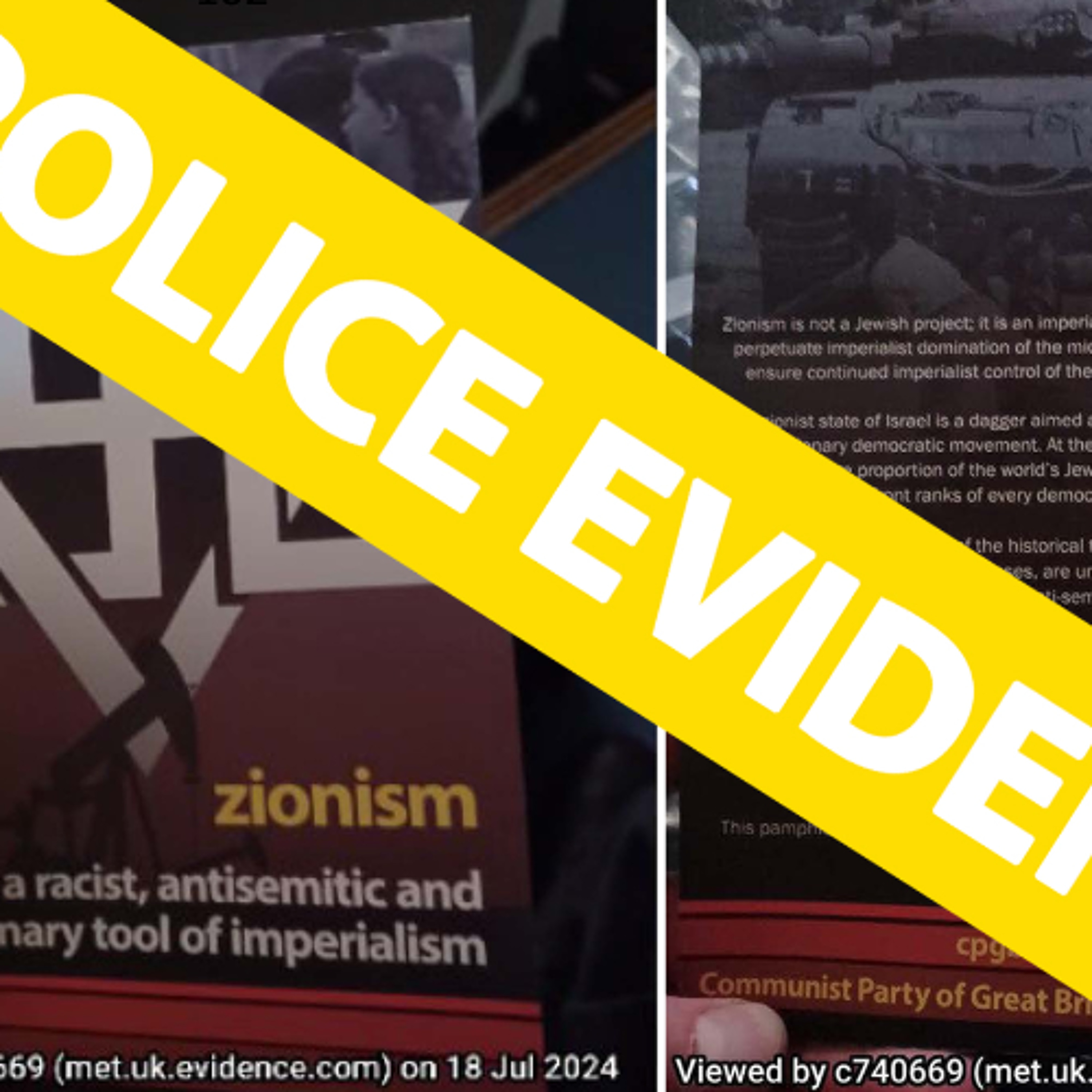 London Metropolitan police review of Harpal Brar’s book on zionism