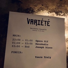 Opera Olf @ Club Variété, Zurich - Sep 16, 2022