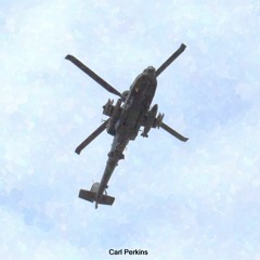 Apache AH64D-flying past