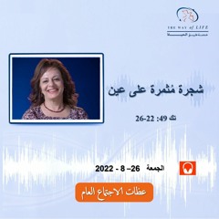 شجرة مُثمرة على عين (تك49: 22 - 26).. م. غادة طلعت .. الجمعة 26- 8- 2022