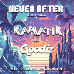 GOODIZ B2B KAMATIK - Never After 2024 Throwback Dubstep set