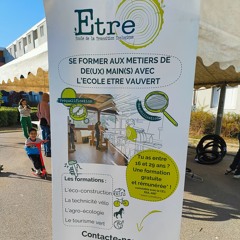 ITW - S.Maira - Encadreur Ecole ETRE Vauvert - Repair' Café 30 octobre Aire de jeux Bosquet Vauvert