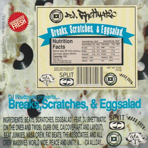 D.J. Rhettmatic Breaks, Scratches, & Eggsalad Side 2