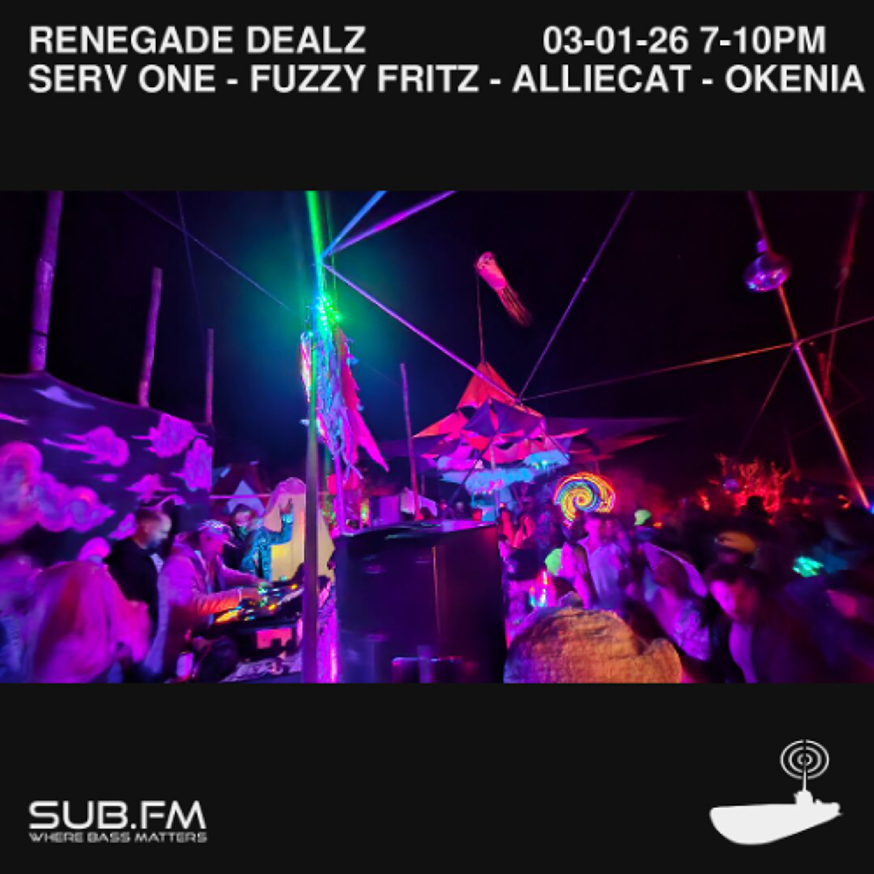 Renegade Dealz with ServOne AllieCat Okenia FzzyFritz - 01 Mar 2026 episode artwork