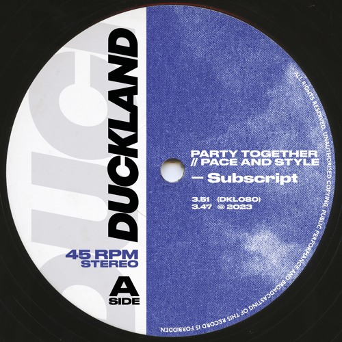 Subscript - Party Together (Free Download)