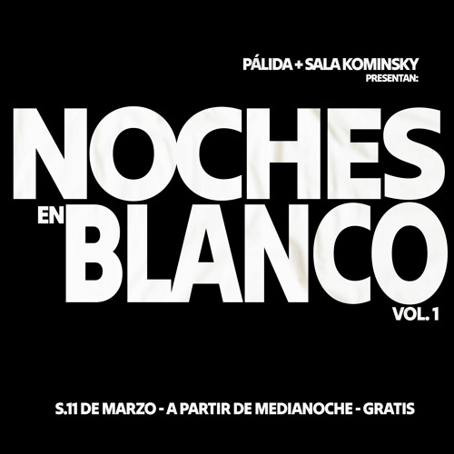 Noche en blanco (01) live