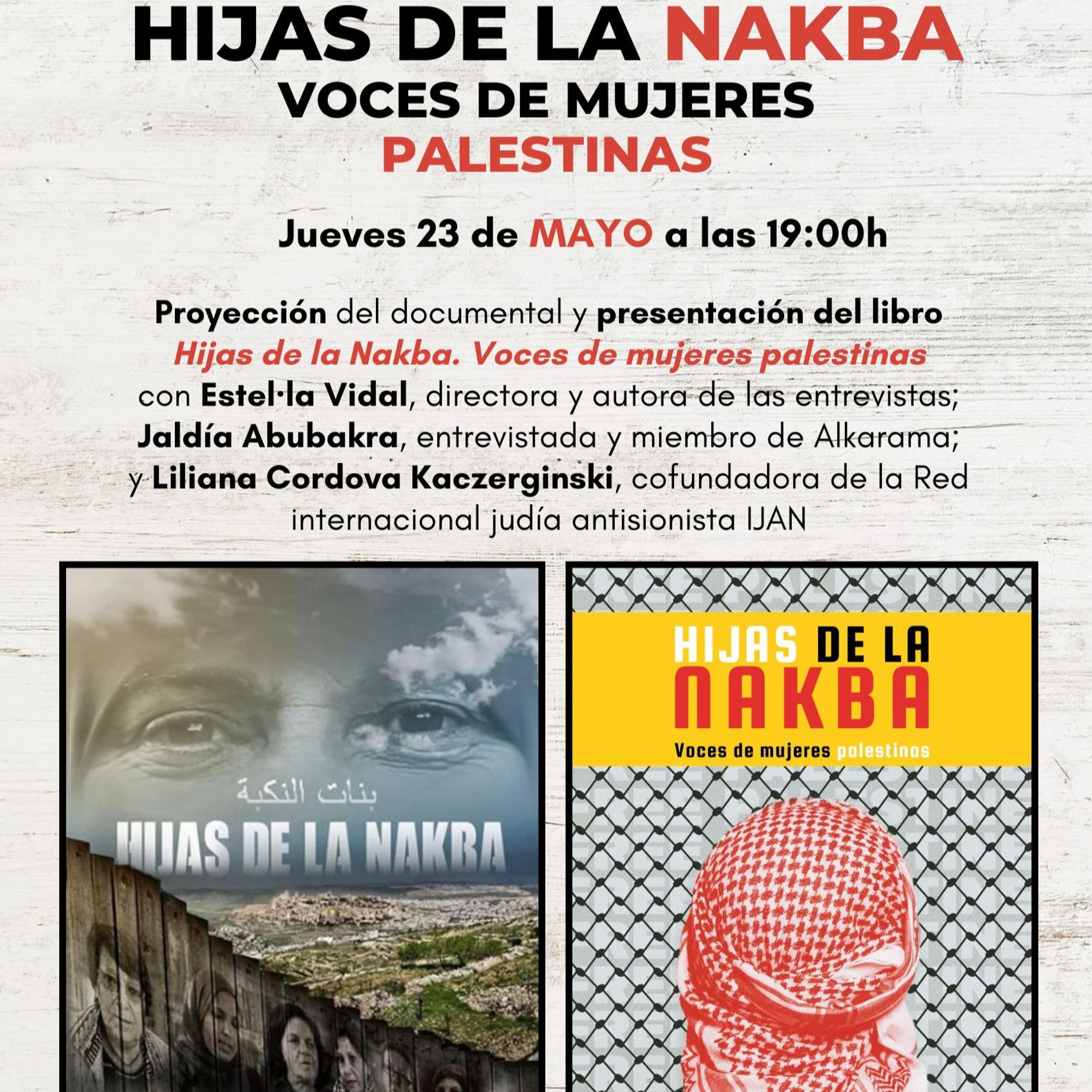 Presentación del libro y proyección del documental Hijas de la Nakba. Voces de mujeres palestinas episode artwork