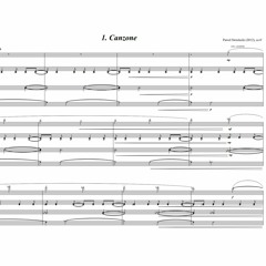 Pawel Strzelecki: 1. Canzone [String Quartet No. 2 (2012)].