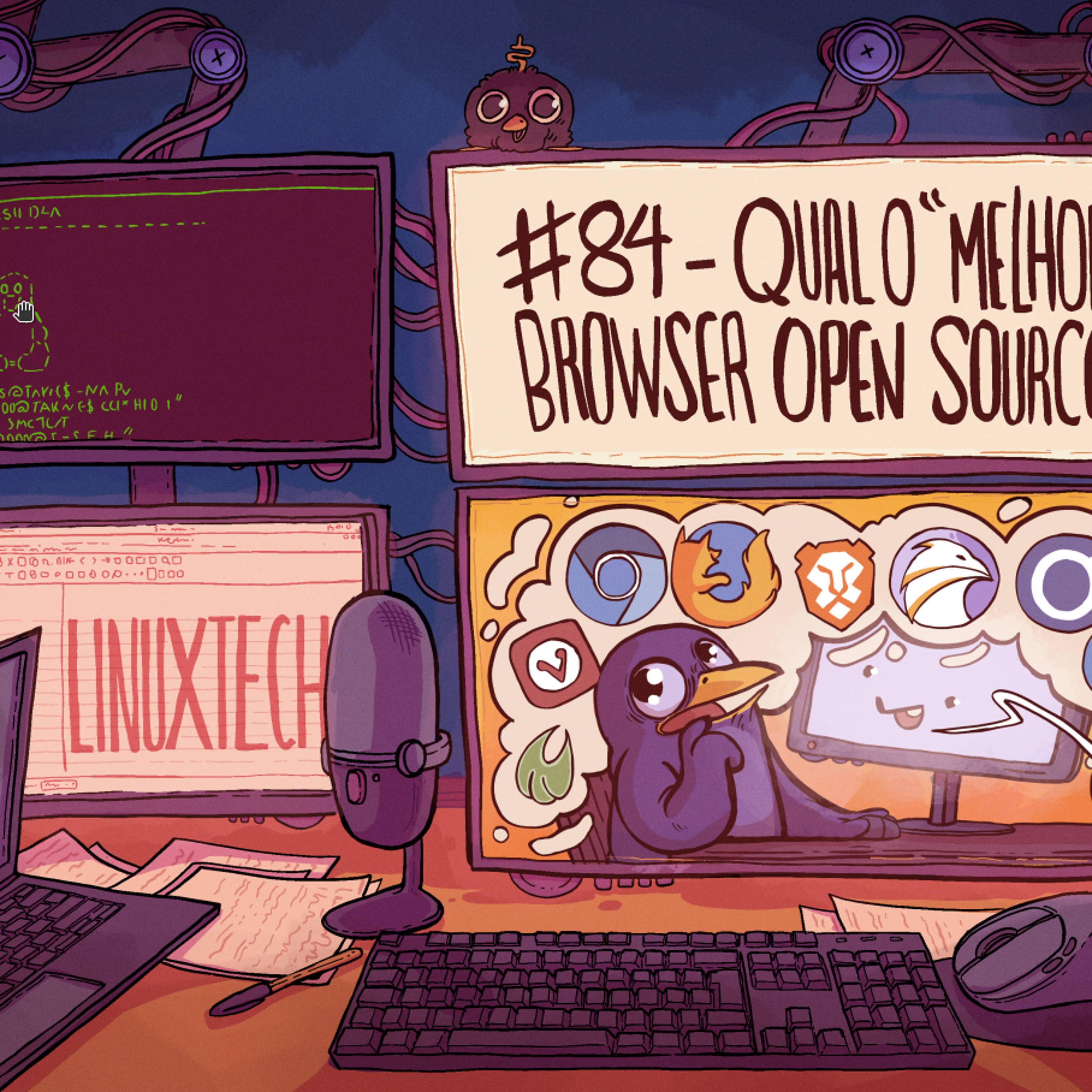 #85 - Qual o "melhor" browser Open Source (Parte 2) episode artwork