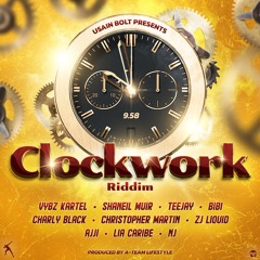 Clockwork Riddim(Jugglingz)- A-TEAM LIFESTYLE/ USAIN BOLT ft. Cham, Ajji, Vybz Kartel, etc