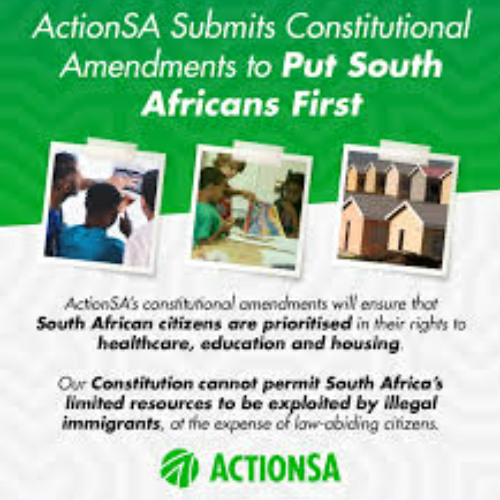 ActionSA Proposes Constitutional Changes to Restrict Undocumented Immigrants' Access to Basic Rights