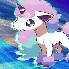 galarian ponyta frolicks through the escherian stairwell