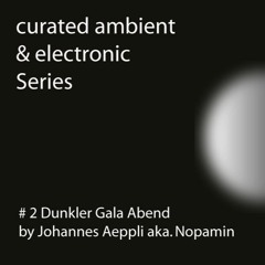 (2022) Curated ambient & electronic Series # 2  Dunkler Gala Abend / Johannes Aeppli aka. Nopamin