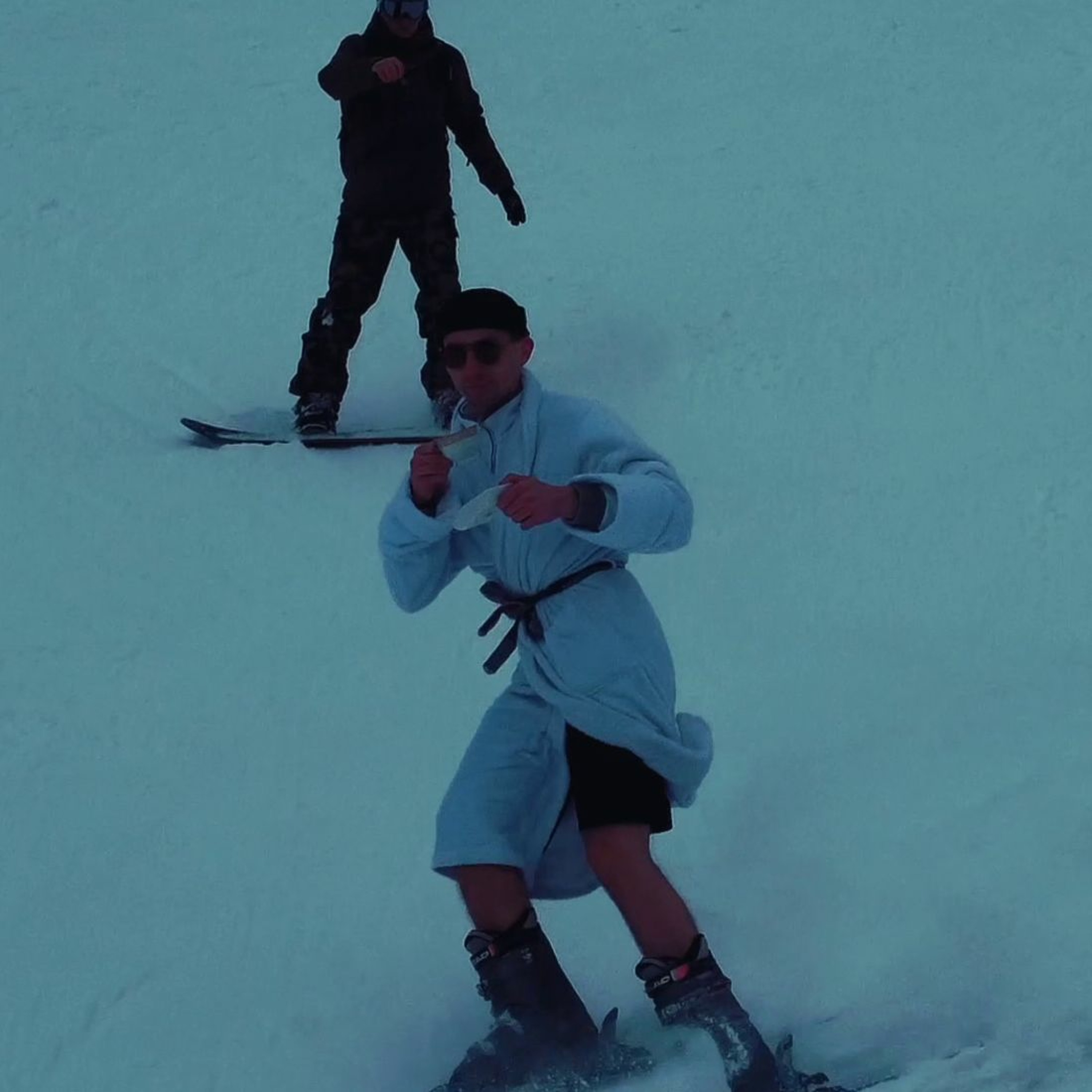 Snowboarding from the Tsei glacier. 2008! episode artwork