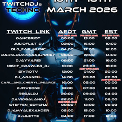 Live @ Twitch.tv/SivroTV - 03/13/2026 [Twitch DJs Techno Raid Train]