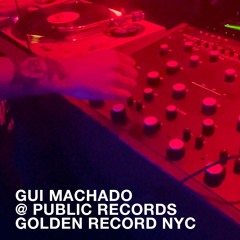 Gui Machado Live @ Public Records for Golden Record NYC April 11 2024