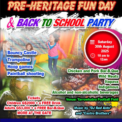 PRE-HERITAGE FUN DAY & BACK TO SCHOOL PARTY (PROMO) DANCEHALL TROUBLEMAKERS
