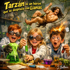 Tarzán es un Héroe que se desplaza con Lianas